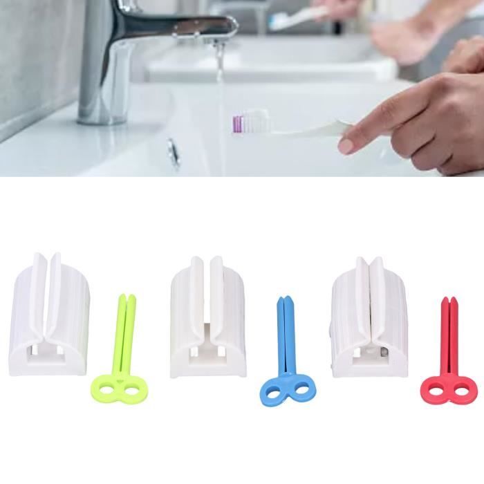 Presse-tube Dentifrice En Acier Inoxydable - Lot De 4, Pour Tubes De Crème, Cuisine Et Salle De Bain