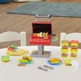 Play-Doh Kitchen Creations Le Roi du Grill avec 6 Pots de pate a Modeler aux Couleurs variees, pour Enfants, des 3 Ans-3