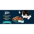 FELIX Succulent Grill au Saumon, au Thon, au Cabillaud, au Carrelet en Sauce - 12 x 80 g - Pochons pour chats adultes-3