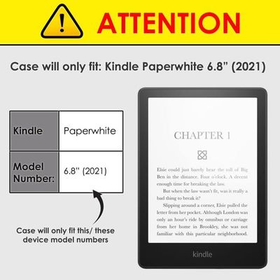 FC Coque pour Kindle Paperwhite 2021 - Étui de Protection Kindle