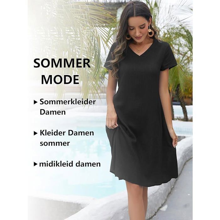 Maths Robe Longue Verte Pimkie Lin Robe Tunique Manche Courte Robe