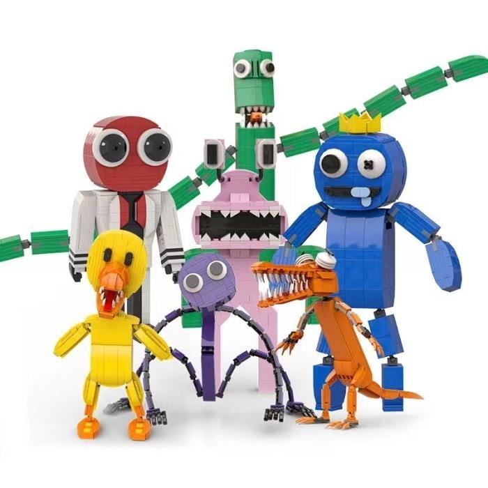 Jouets pour enfants Roblox arc-en-ciel amis blocs de construction