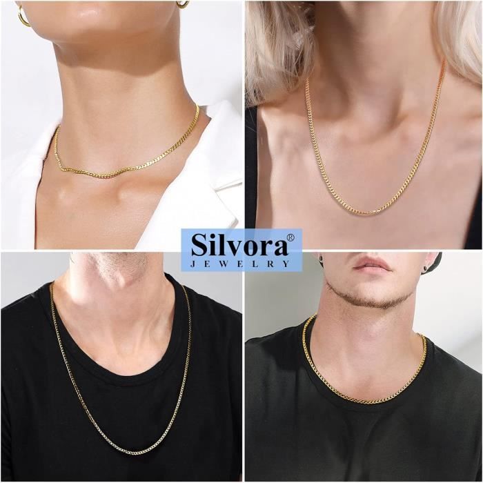Collier Chaîne Christofle Argent 925 Sterling - Longueur 70 Cm, Occasion, Modèle Gourmette