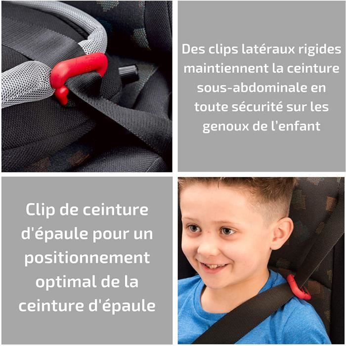 BubbleBum Siège rehausseur fin de voiture gonflable – voyage – portable –  pliable – Parfait pour les enfants de 4 à 11 ans – Arc-en-ciel : :  Bébé et Puériculture