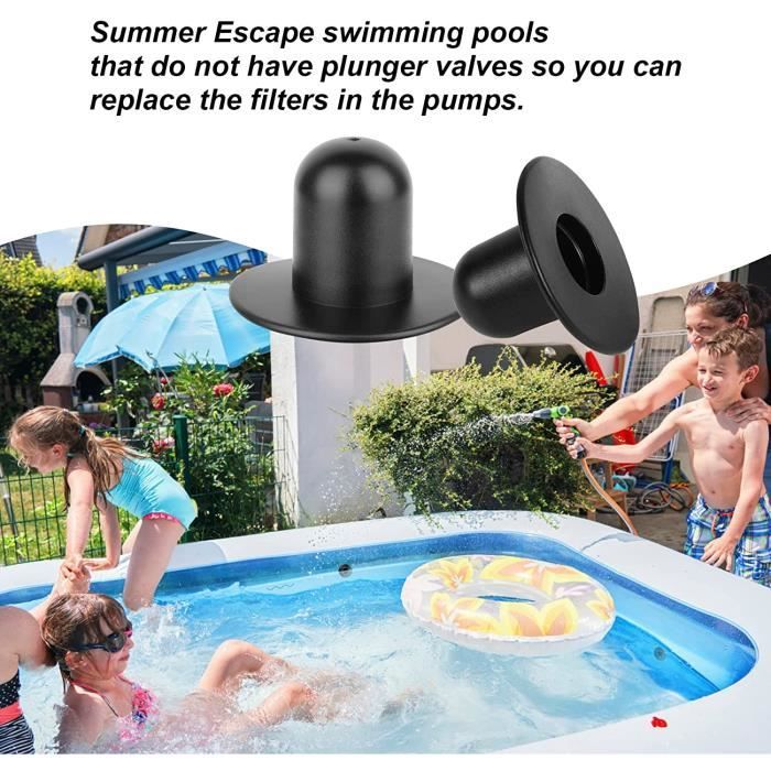 Vannes Et Bouchons D’air Pour Piscine Hors Sol – Références 12363 Et 12373 – Accessoires De Remplacement – Pour Gonflage/dégonflage Rapide
