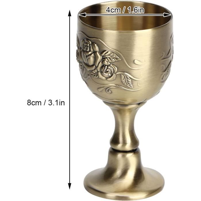 Ensemble de 4 verres à vin vintage | Selency