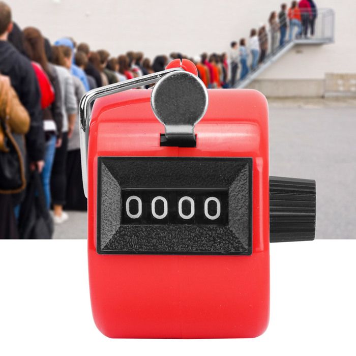 Compteur Manuel à 4 Chiffres Avec Bouton – Petit, Pratique Et Polyvalent Pour Sport, Travail Ou Stats