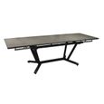Table de jardin Vita 150/200/250 cm, plateau Kedra® alu ceram kedra - graphite/alley-0