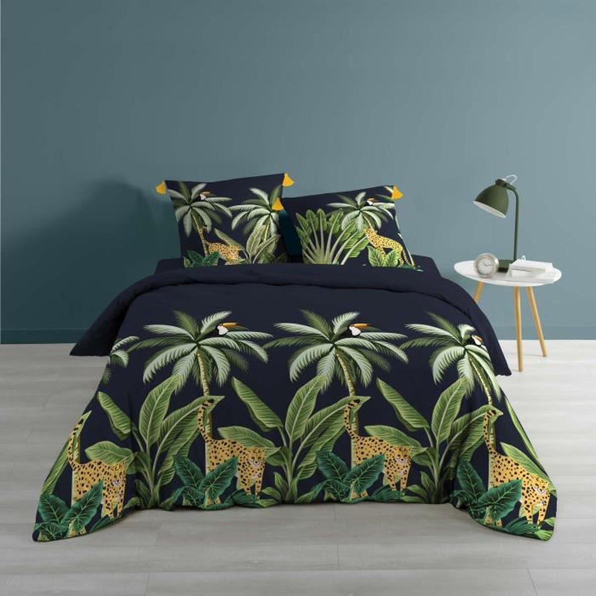 Parure Housse De Couette 240 X 220 Cm Mystigreen Achat Vente Housse De Couette Et Taies Soldes Sur Cdiscount Des Le 20 Janvier Cdiscount