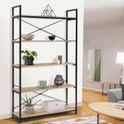 IDMARKET Etagère XL 5 niveaux DETROIT design industriel 170 cm