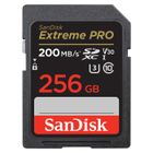 QUMOX Carte Mémoire SD - Sandisk - Extreme Pro - 256Go - 200Mo/s - UHS-I V30