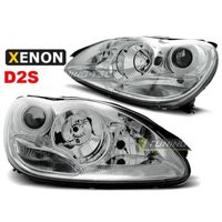 Paire de feux phares Mercedes classe S W220 02-05 Xenon Design chrome-27361541