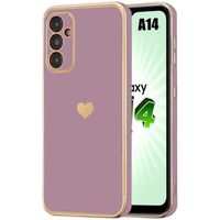Coque - Samsung - Galaxy A14 4G-5G - Violet - Silicone - Protection Antichoc