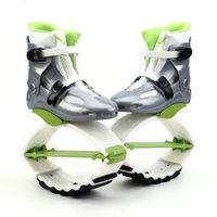 Chaussures de saut Kangourous - CHIGOODS - Bounce - Vert + Blanc - Taille 36-38 - Poids 50-70 KG