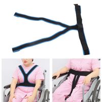 Drfeify Ceinture pour fauteuil roulant Les contraintes de fauteuil roulant en forme de Y évitent l'inclinaison de l'épaule 110027