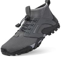 hommes chaussures de randonnée Imperméable Résistant à l'usure Confort Respirant-gris