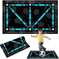 Tapis D'entraînement De Hockey Sur Glace Et Foot – Antidérapant, Silencieux, Grande Surface (90x60 Cm)