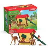 Schleich 42578 Western Farm – Cowboy, Cheval, Vache, Chien, Accessoires – Figurines Réalistes – Dès 3 Ans