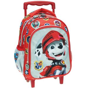 CARTABLE Sac à dos à roulettes Pat Patrouille Marcus 30 CM Trolley Haut de Gamme Maternelle