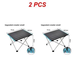 TABLE DE CAMPING Style C 2pcs - Table de camping pliante ultralégèr