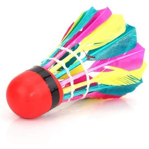 VOLANT DE BADMINTON balles de badminton, badminton, 11 pièces lot durable balles de badminton colorées volants accessoire d'entraînement sportif