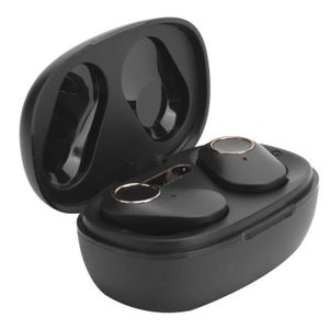 CASQUE - ÉCOUTEURS Écouteurs sans fil Bluetooth TWS avec affichage numérique - Atyhao - Noir - Casque - Sans fil - Etanche