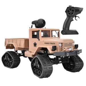 VOITURE - CAMION YOSOO véhicule RC 2.4G 1/16 RC camion militaire télécommande modèle de voiture sur chenilles véhicule jouet (type de caméra)