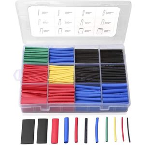 Ledlux Lot de 10 gaines thermorétractables pour câbles électriques diamètre 16 mm longueur 120 mm couleurs assorties 