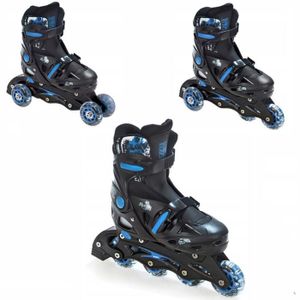 MHXZKHL Patin A Roulette Femme Homme Roller Quad Adulte Roller 4 Roues  Enfant LED Patins à roulettes Artistiques Garçon Fille Retro  Design,LEDRed-36