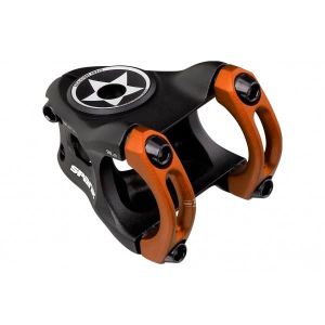 Potence VTT Guidon Court 35mm Ou 40mm – Ultra Courte, Noir/Orange Par Uxcell