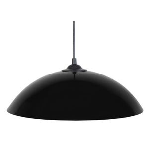 LUSTRE ET SUSPENSION TOSEL Suspension 1 lumière - luminaire intérieur - acier noir - Style inspiration nordique - H68cm L29,5cm P29,5cm
