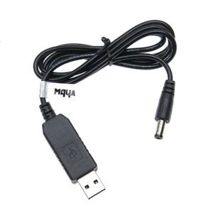 CÂBLE INFORMATIQUE vhbw Câble de charge USB vers fiche DC creuse 5,5 