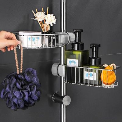 Etagère Douche Luxear 5 Pièces - Acier Inoxydable Sans Perçage, 10kg Capacité