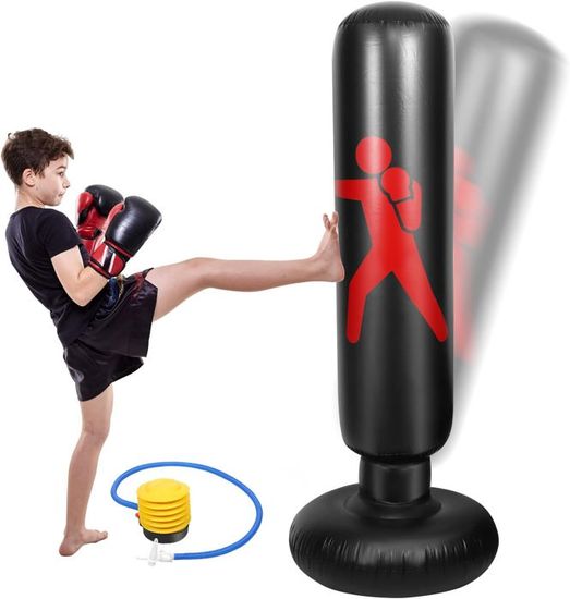 Sac De Frappe Punching Ball Gonflable Auchan Sac De Boxe Sac De