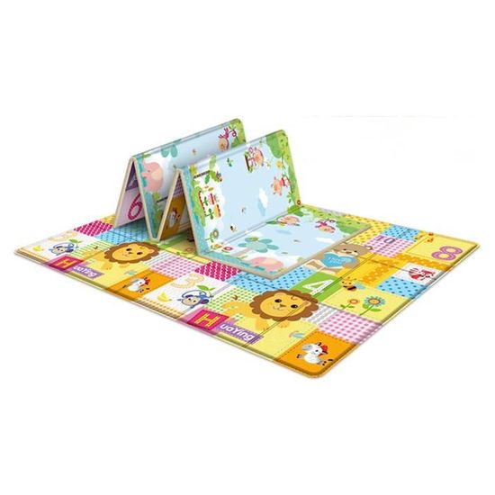 Tapis De Jeux Bebe Pliable 150×180cm, Épaissi 2cm Tapis D