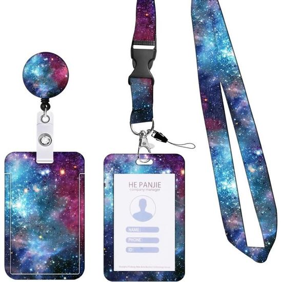 HTTDSLF Porte Badge De Carte D'Identification, Porte Badge