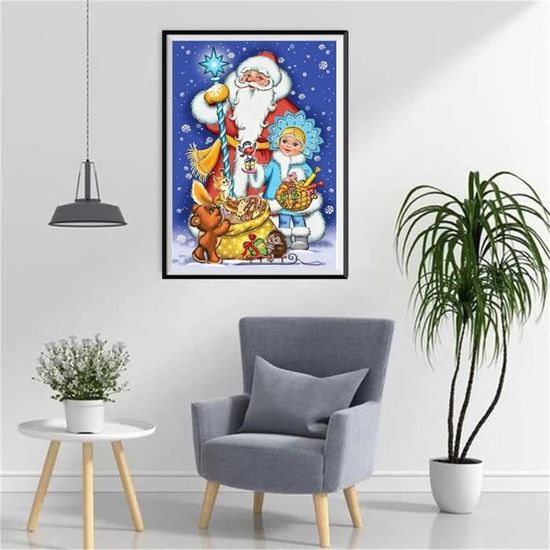 Marrio DIY Diamond Painting Enfant,5D Broderie Diamant Kit Complet Avec