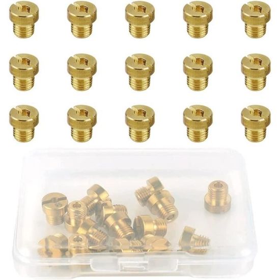 Kit Gicleurs Carburateur Keenso - 10 Pièces (130 à 152) - Laiton - Compatible Mikuni, Keihin - Pour PE, PWK