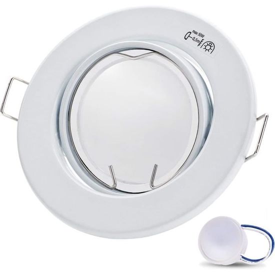 Spot LED Encastrable 5W 80° Orientable Rond - Pack De 5 / Blanc Neutre 4000K - 5500K - SILUMEN