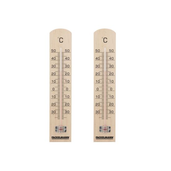 Thermomètre de Galilée et baromètre de Fitzroy avec cadre en bois -  Cdiscount Jardin