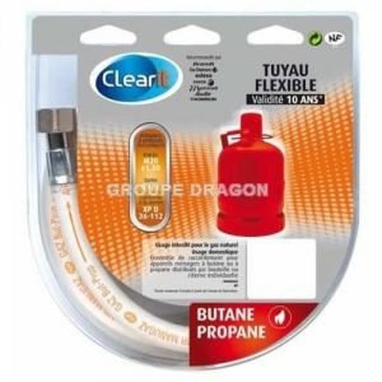 10 ans Tuyau de Gaz Butane 1,5m 