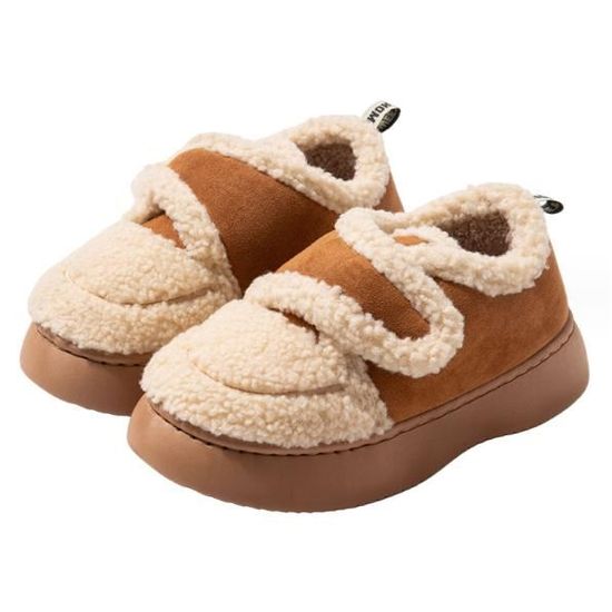 Chaussons Femme Hiver en Mousse à Mémoire Pantoufles Femmes Chaudes ...