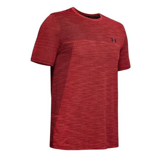 Tee Shirt Homme - LEOCLOTHO - Rouge v col - Manches courtes - Col arrondi - 100% Coton Rouge v col - Prêt-à-Porter