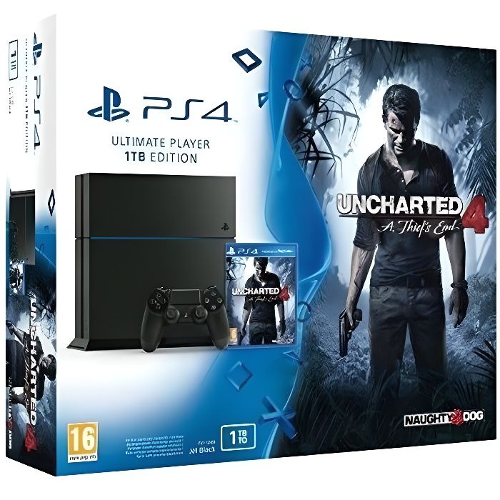 Sony Computer Entertainment PS4 1 To + Uncharted 4 : A Thief'S End
