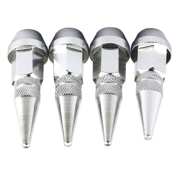2 Bouchons Valve Pneu Grenade - Vert - Alliage Aluminium - Voiture, Moto, Vélo