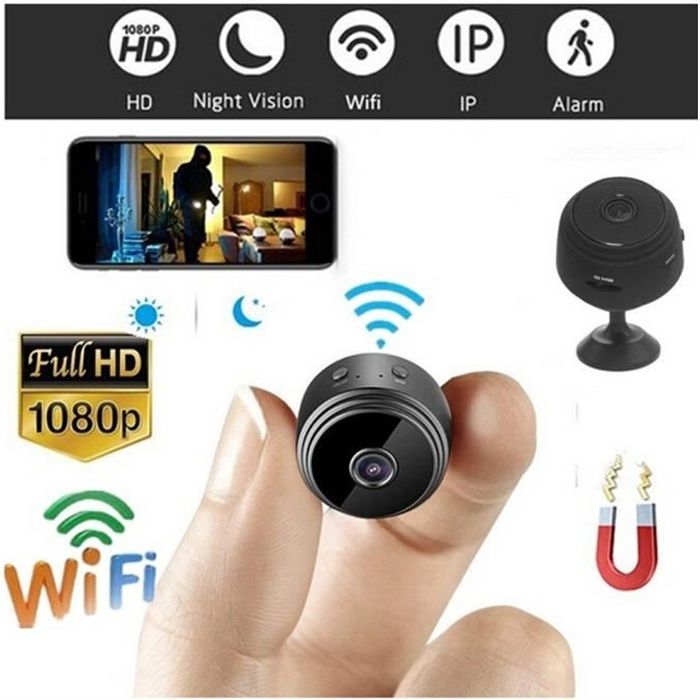 HD 1080P Mini Caméra Sans Fil Wifi Caméra De Sécurité Vision Nocturne Détection de Mouvement
