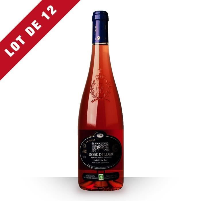 12X Domaine Hauret-Baleine La Pièce du Bois 2010 Rosé 75cl AOC Rosé de Loire (Kosher) - Vin Rosé