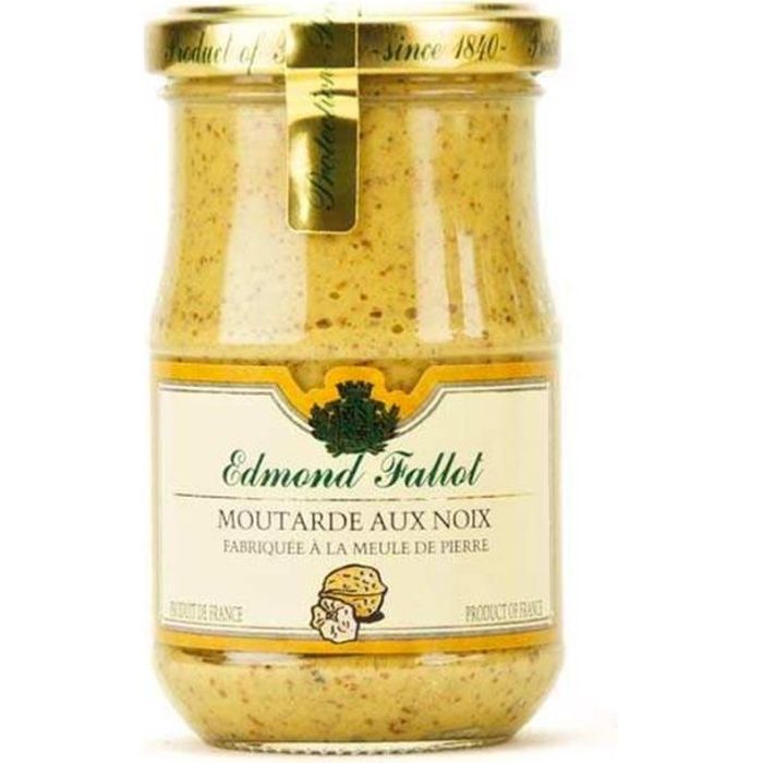 Moutarde de Dijon aux noix, fallot, 210gr