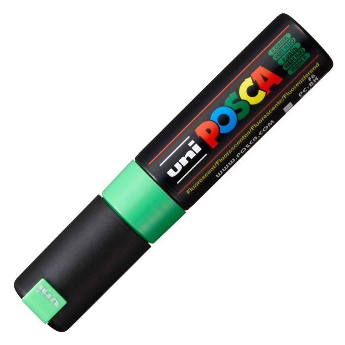 Uni-Ball Posca - Marqueur pointe large biseautee vert fluo Uni-Ball Posca