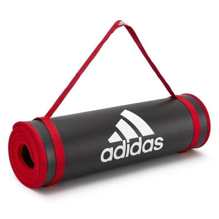 adidas Tapis d'entraînement (Noir-rouge)